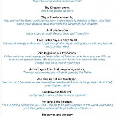 The Lords Prayer