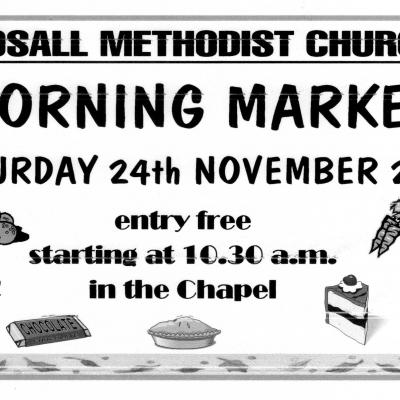 Morning market Gnosall